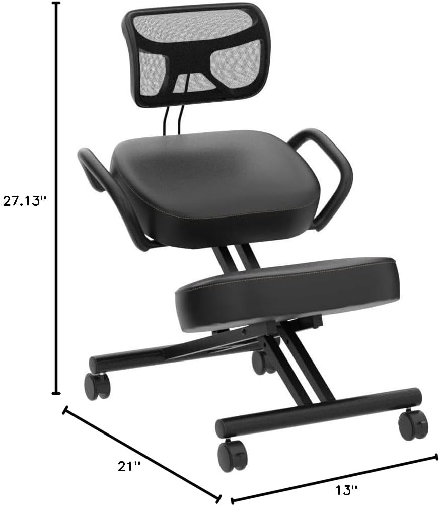 VIVO DRAGONN DN-CH Kneeling Chair, Metal, Black, One Size Fits All